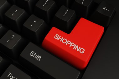 Çevrimiçi alışveriş kavramı.