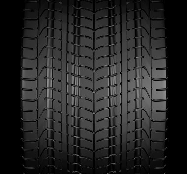 Siyah lastik kauçuk.