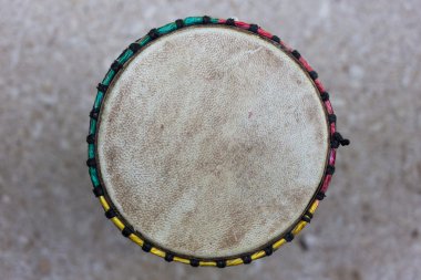 Djembe davul Üstten Görünüm