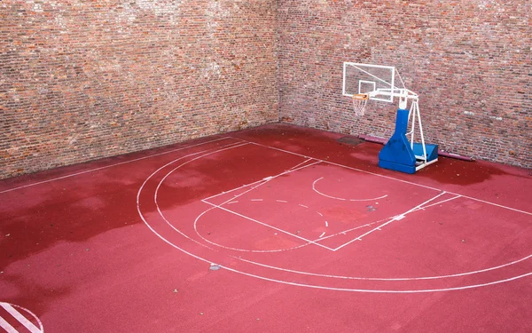Gade basketball bane - Stock-foto