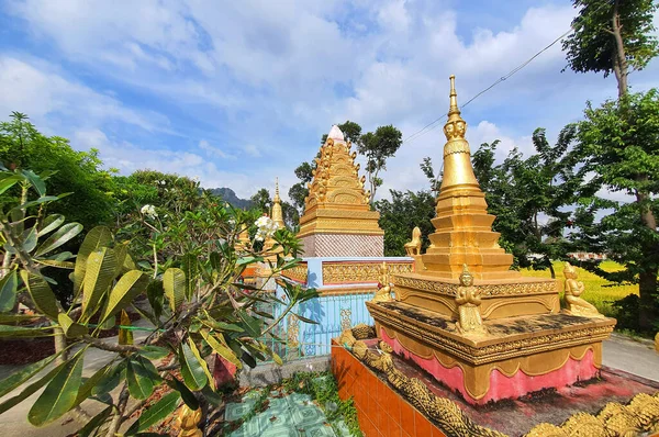 Giang Vietnam Novembre 2020 Una Delle Pagode Khmer Più Famose — Foto Stock