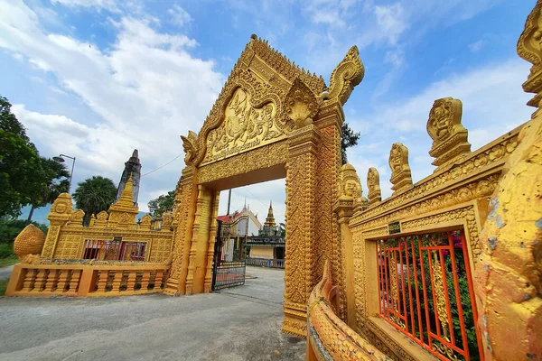 Giang Vietnam November 2020 Een Van Beroemdste Khmer Pagodes West — Stockfoto