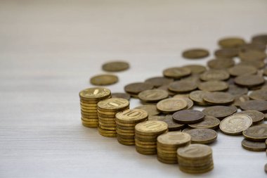 10 ruble değerindeki Rus sikkeleri.