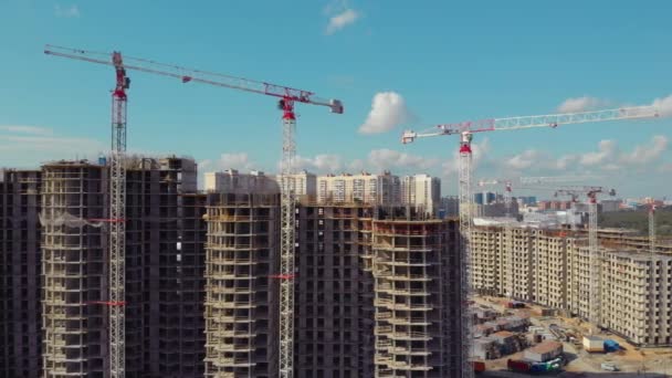 Saint-Pétersbourg moderne d'une vue d'oiseau Clip Vidéo