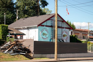 Vancouver, Kanada - 13 Temmuz 2020: Vancouver 'daki Hells Angels Club Building