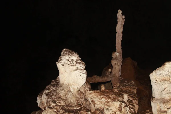 Tham Lot Cave System Filled Stalactites Stalagmites Sop Pong Mae — Stock Photo, Image