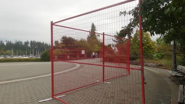 Vancouver Kanada Eylül 2021 Stanley Park Stanley Park Çakalların Saldırıları — Stok video
