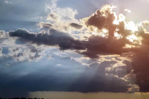 Indah Awan Langit Mendung Latar Belakang Alam Abstrak — Stok Foto