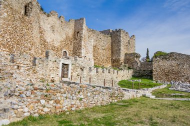 Eski tarihi kale, Patras tarihinde Yunanistan Peloponnese