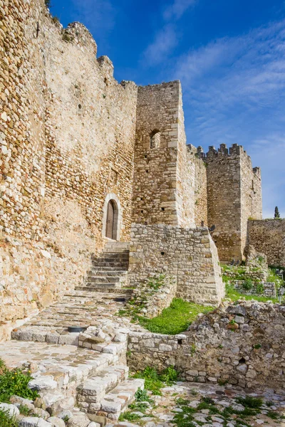 Old historic castle of Patras on Peloponnese in Greece — Stock Photo, Image