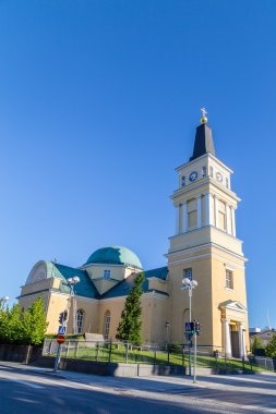 Oulu, Finlandiya'nın merkezine yakın Katedrali.