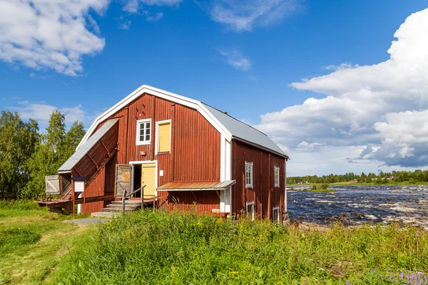 Fisherman's hut ve Skandinávii — Stock fotografie