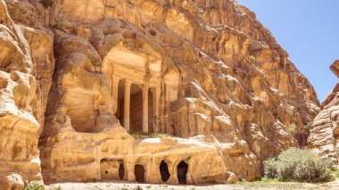 Siq al-Barid (küçük Petra) Ürdün Nabataean delubrum.