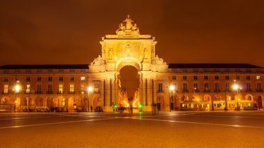 Rua Augusta Arch Lizbon, Portekiz.