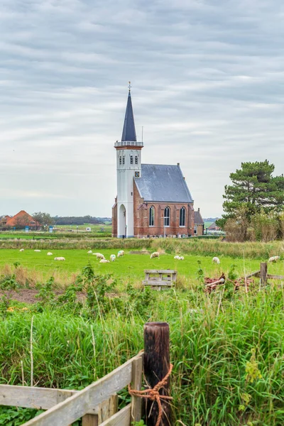 Church Den Hoorn Texel, Países Baixos — Fotografia de Stock