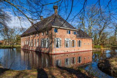 Estate Mensinge in Roden in the Netherlands clipart