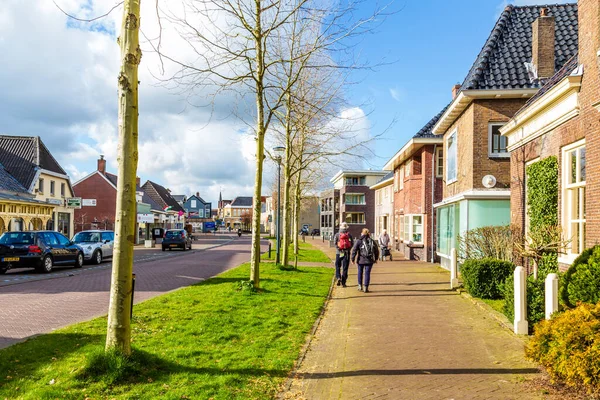 Entering small village Leek in the Netherlands — Stock Photo, Image