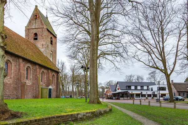 네덜란드 드렌테에 있는 노 그 마을의 모습 — 스톡 사진