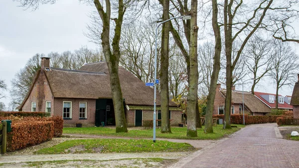 Dorpsgezicht Norg in Drenthe, Nederland — Stockfoto