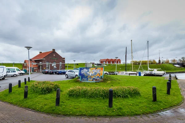 Termunterzijl falu Groningrenben Hollandiában — Stock Fotó