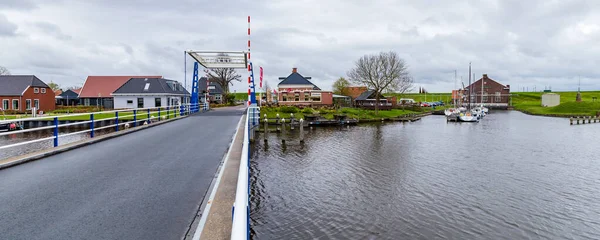 Wioska Termunterzijl w Groningren w Holandii — Zdjęcie stockowe