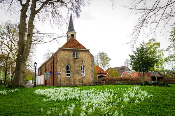 Scenics village Oudeschans in Groningen, The Netherlands — Stock Photo, Image