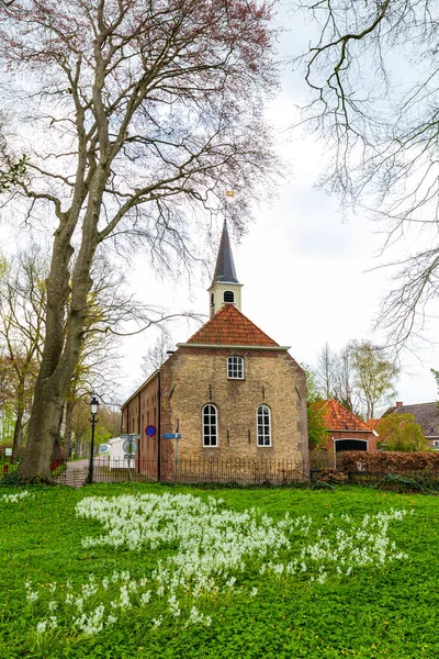 Scenics village Oudeschans in Groningen, The Netherlands — Stock Photo, Image