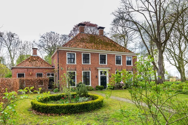 Σενάρια χωριό Oudeschans στο Groningen, Ολλανδία — Φωτογραφία Αρχείου