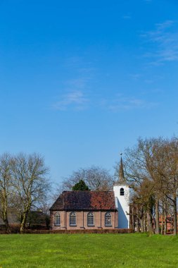 Groningen 'deki Beyaz Protestan Kilisesi Hollanda