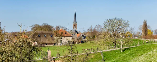 Veduta panoramica di Everdingen, Utrecht, Paesi Bassi — Foto Stock