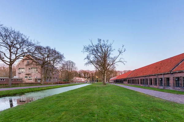 Entrar en el sitio histórico Veenhuizen en los Países Bajos — Foto de Stock