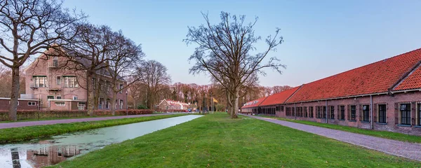 Entering histroic site Veenhuizen in The Netherlands — Stock Photo, Image