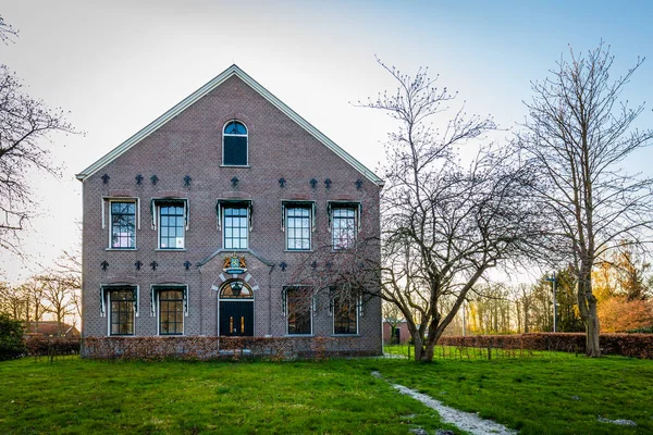 Oude Stadhuis Veenhuizen in Nederland Rechtenvrije Stockafbeeldingen