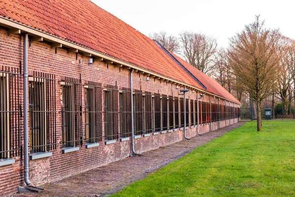 Gevangenismuseumgebouw in Veenhuizen Stockfoto