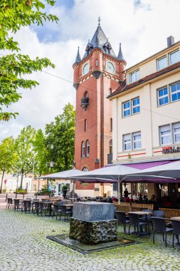 Şehir manzarası Gronau, Nordrhine-Westfalen, Almanya