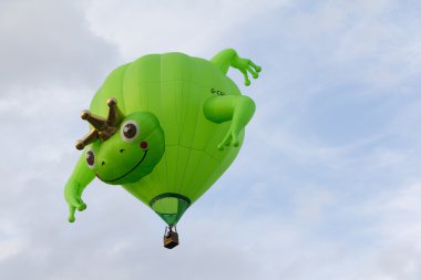 barneveld, Hollanda - Ağustos 28: ta renkli Hava balonlar