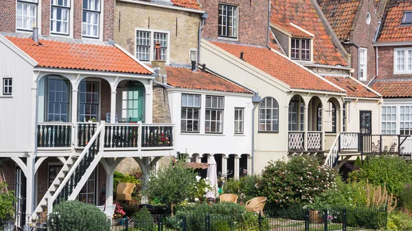 Old dutch fishermans houses — Stock Photo, Image