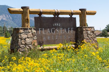 İşareti Flagstaff girme