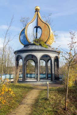 Valkenburg, Hollanda - Kasım 22,2014: Hundertwasser yapı