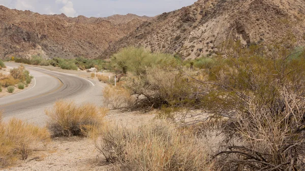 Conduciendo por el desierto en Estados Unidos de América — Foto de Stock