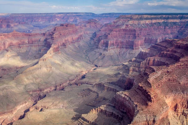 Bird's eye view on the west rim of the Grand Canyon National Park — Stock Photo, Image