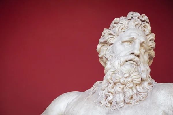 Vatikan - 23 Şubat 2015: Zeus Vatikan Müzesi'nde antik büstü