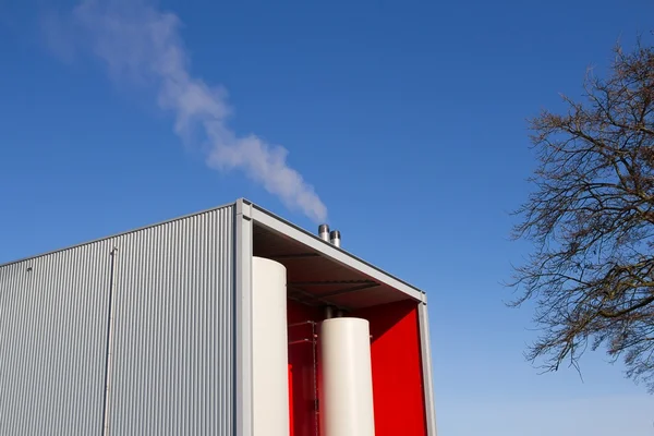 Centrale électrique à biomasse — Photo