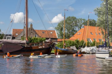 Heeg, Hollanda, 27 Haziran 2015 yelken dersleri