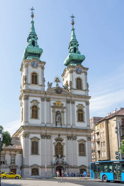 ブダペスト、ハンガリー - 2015 年 7 月 21 日: ブダペスト ハンガリーの聖アンナ教会 — ストック写真