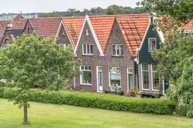 Geleneksel Hollanda balıkçı köyü