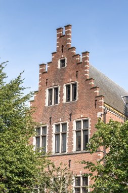 Mechelen Belçika eski gable evde
