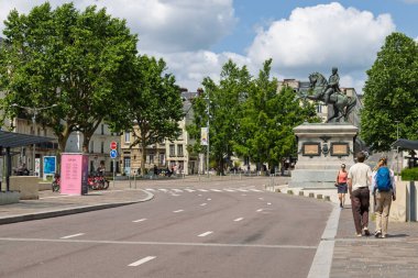 Rouen, Fransa - 15 Haziran 2025: Napolyon atıyla Fransa 'da Normandiya' da