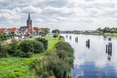 Hollanda 'daki Cityscape Hasselt