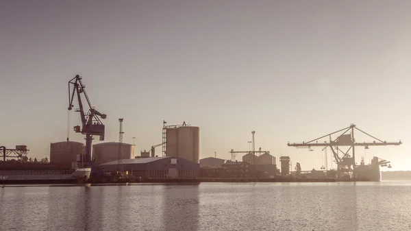 Ricerca porto Oxelosund in Svezia — Foto Stock